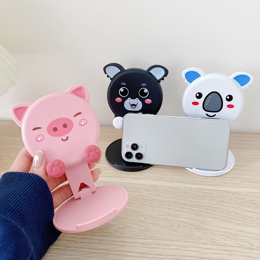 Tablet Accessories Online - 귀여운 동물 모양 접이식 조절 가능