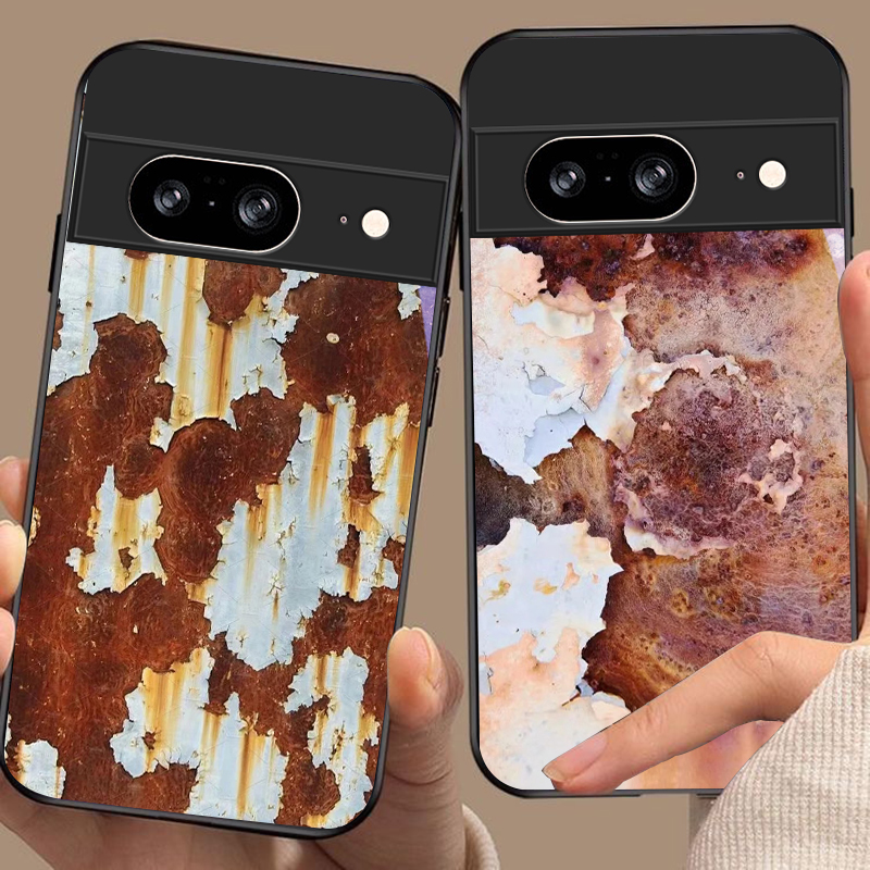 Google Pixel 8A - 원시 자수 질감의 구글 픽셀 10
