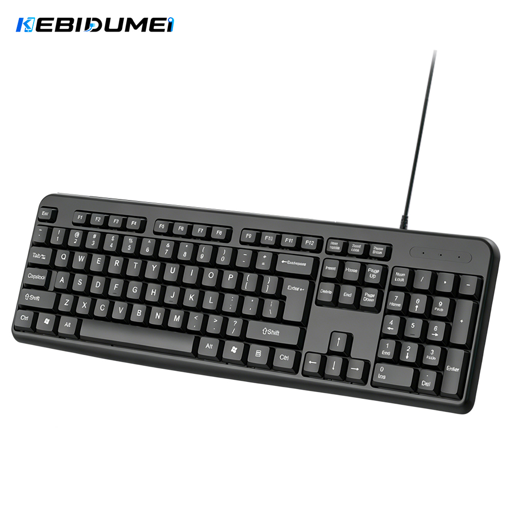 Android Tablet Gaming Accessories - KEBIDUMEI USB 유선 키보드 104키 표준