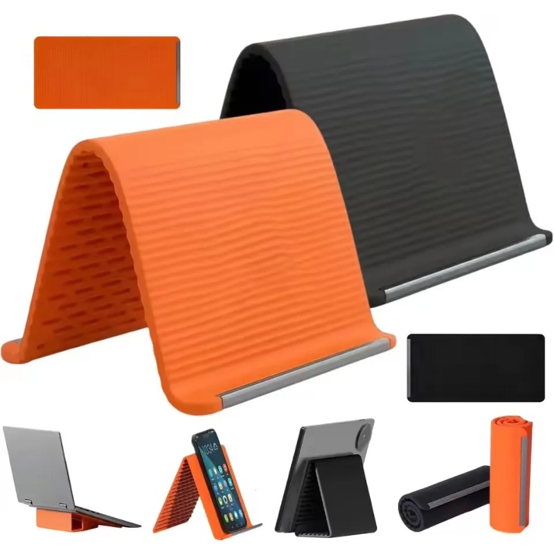 Tablet Holder Accessories - 유연하고 접이식인 실리콘 폰 홀더, 휴대용