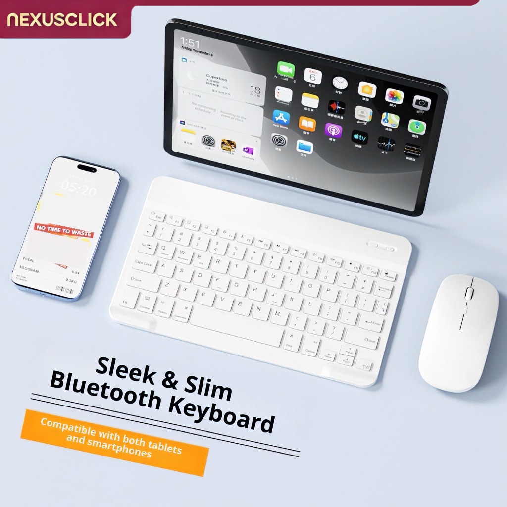 NexusClick 블루투스 키보드 및 마우스(iPad - Android Tablet Gaming Accessories 리뷰 및 가격