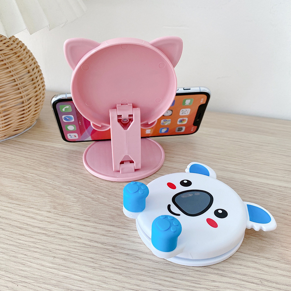 귀여운 동물 모양 접이식 조절 가능 스마트폰 거치대 데 - Tablet Accessories Online 리뷰 및 가격