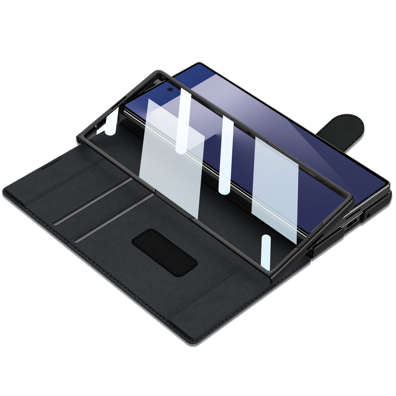삼성 갤럭시 Z 폴드 7 6 케이스용 무광 가죽 폴드  - Windows Tablet Accessories 리뷰 및 가격