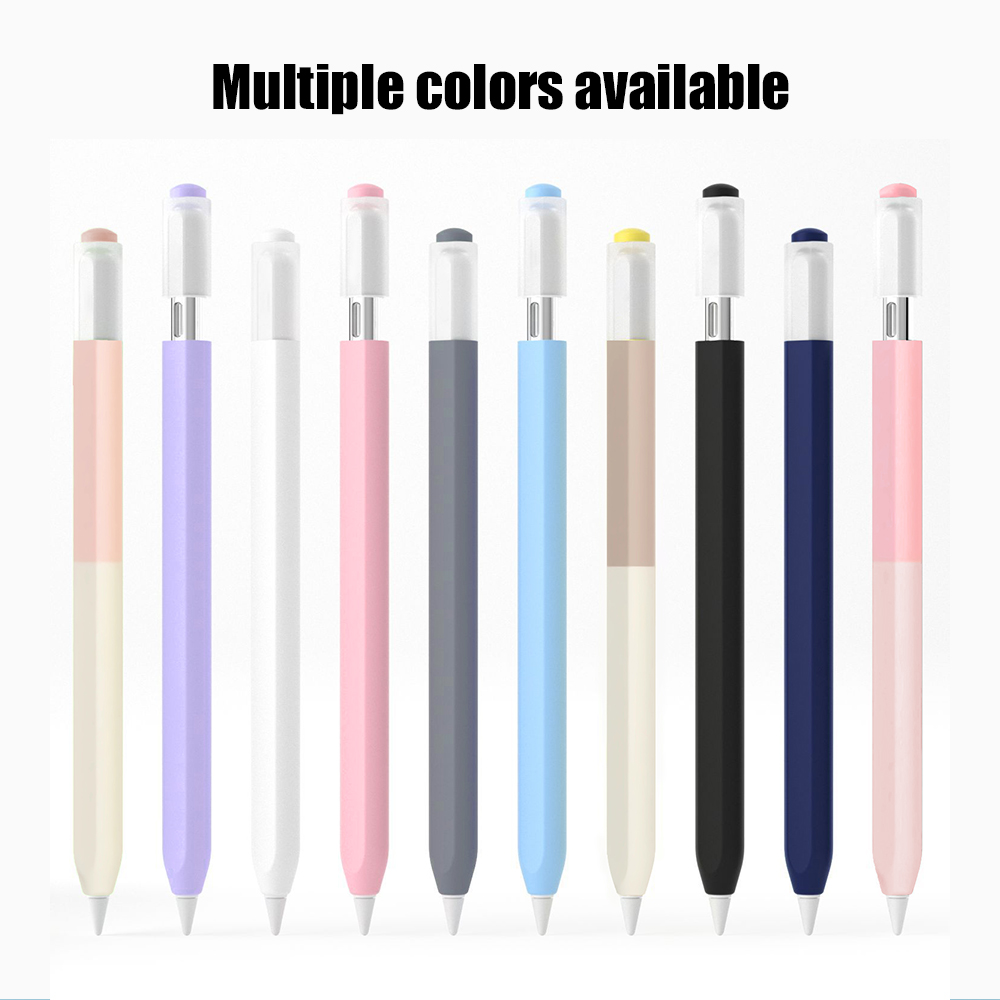 애플 펜슬 3용 컬러 스플라이싱 실리콘 펜 케이스 US - Tablet Cover Accessories 리뷰 및 가격