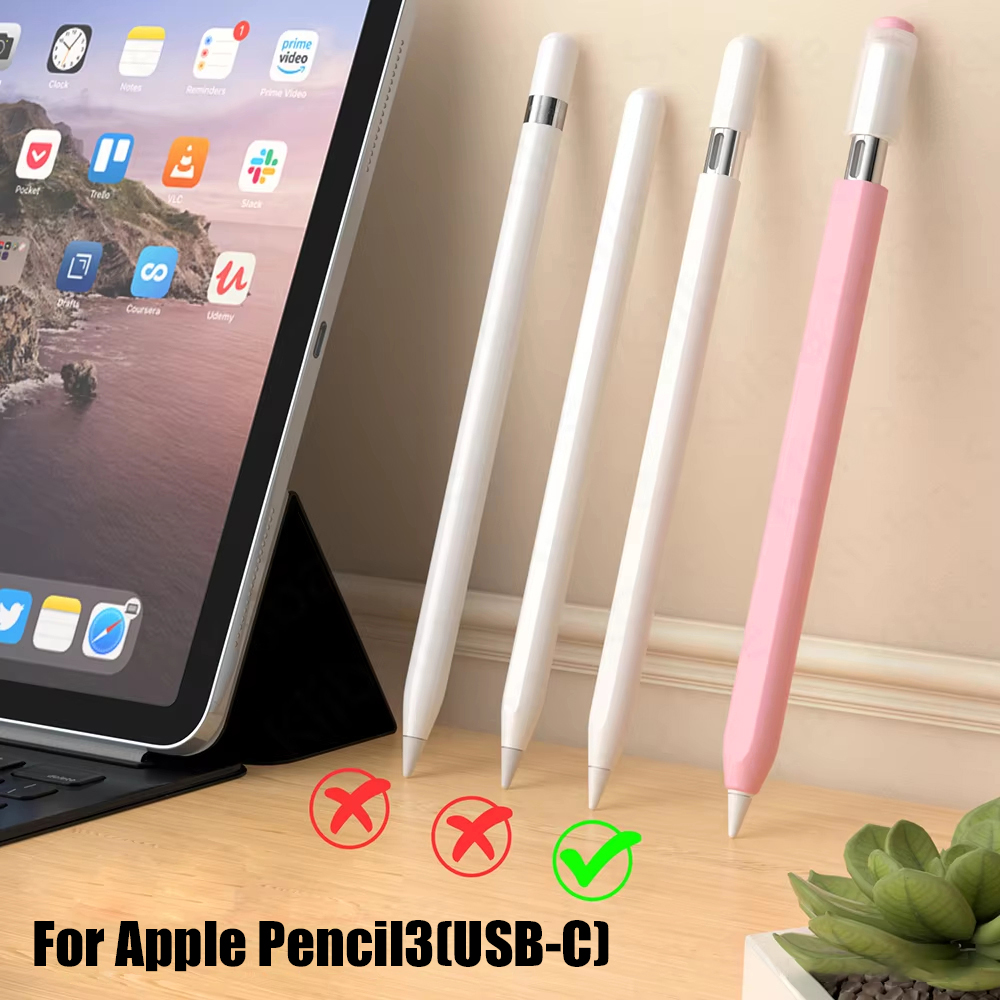 애플 펜슬 3용 컬러 스플라이싱 실리콘 펜 케이스 US - Tablet Cover Accessories 리뷰 및 가격