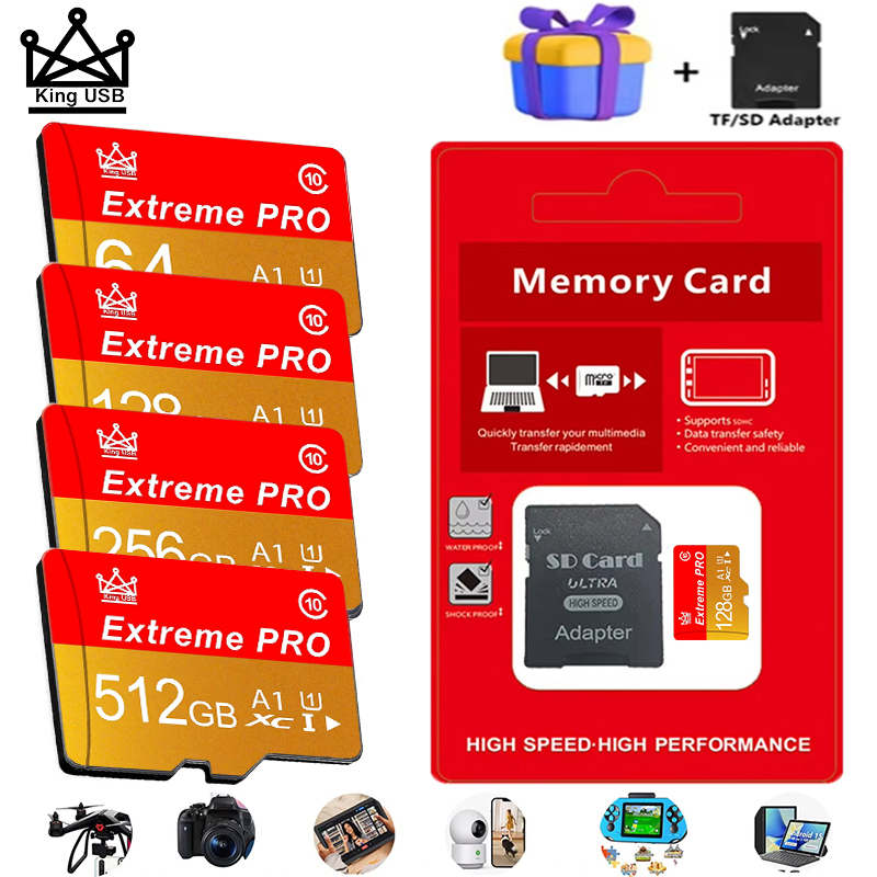 클래스 10 마이크로 TF 256GB 512GB 64G - Microsd Card Tablet 리뷰 및 가격