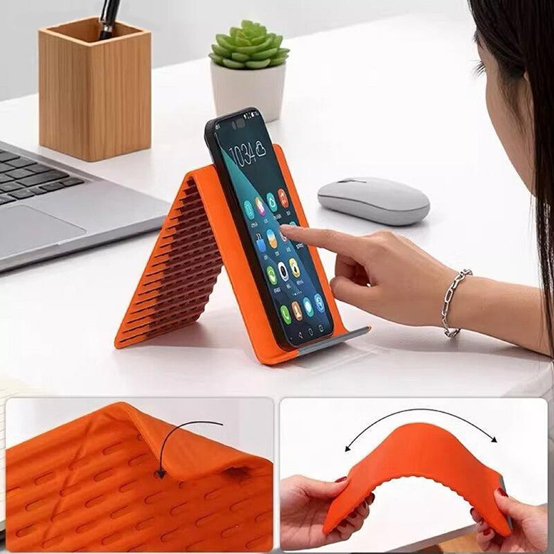 유연한 접이식 휴대폰 거치대 실리콘 태블릿 홀더 조절  - Tablet Holder Accessories 리뷰 및 가격
