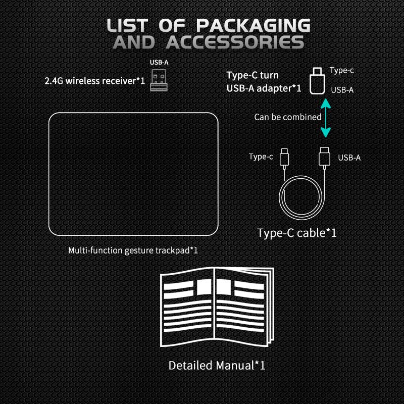 유선 USB 트랙패드 마우스, 다중 제스처를 지원하는  - Bluetooth Trackpad 리뷰 및 가격