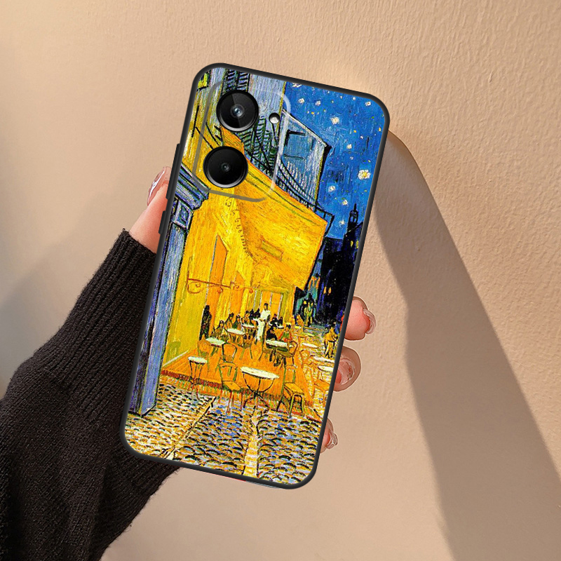 반 고흐 스타일의 유화 그림이 그려진 케이스, Real - Realme C67 리뷰 및 가격