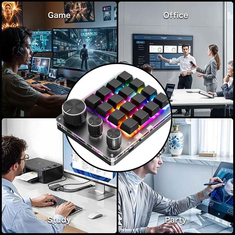 무선 블루투스 프로그래밍 매크로 사용자 정의 16Key - Bluetooth Trackpad 리뷰 및 가격