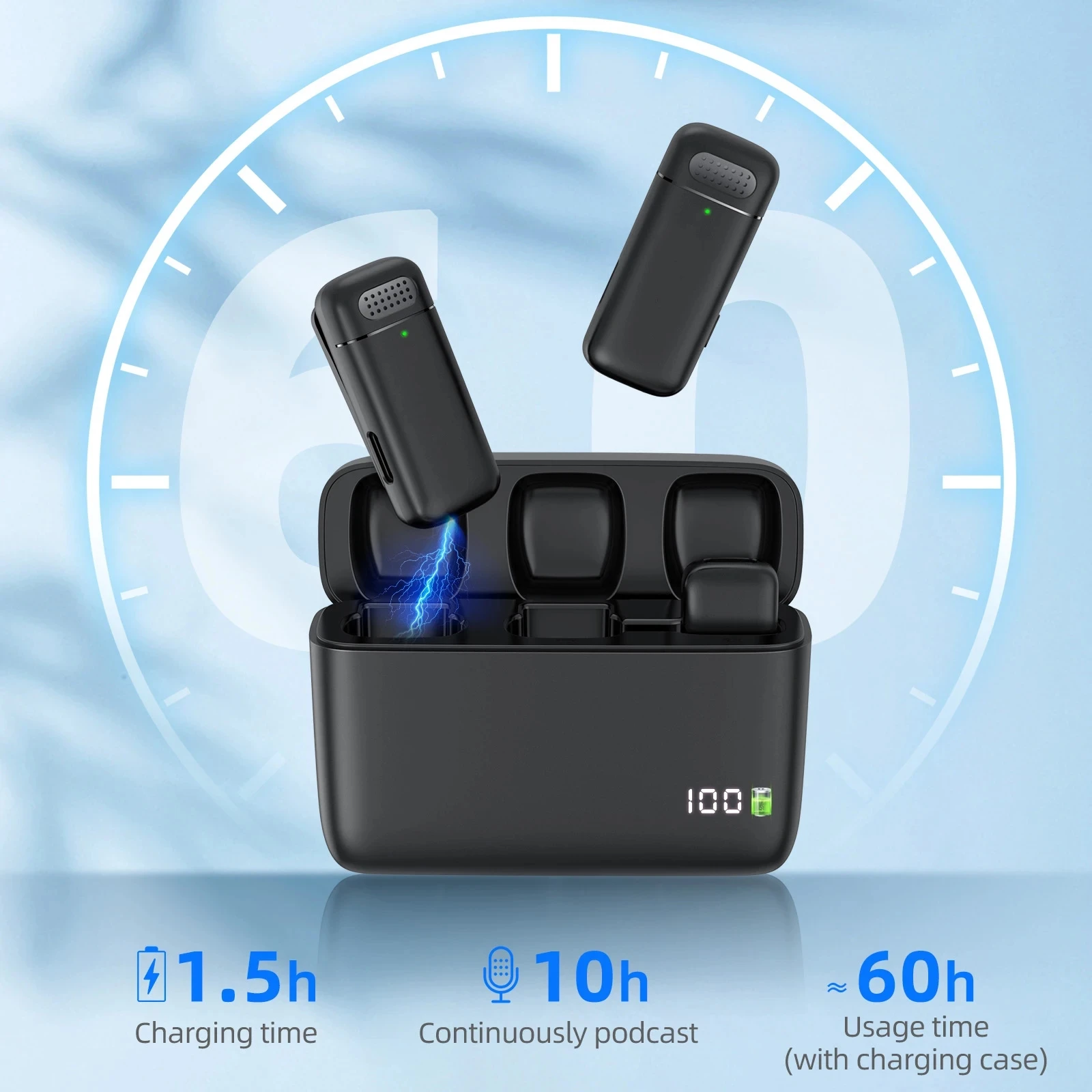 2in1 K30 무선 라발리에 마이크 충전 케이스 마이 - Android Tablet Gaming Accessories 리뷰 및 가격