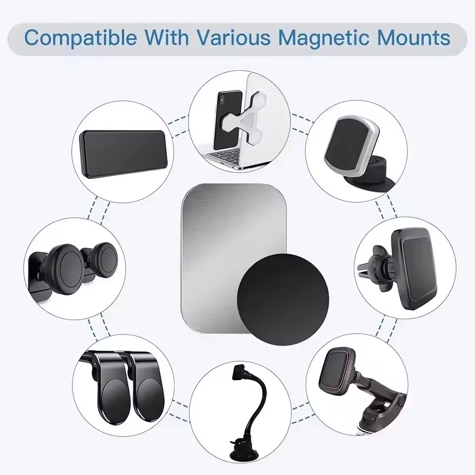 자석 차량용 휴대폰 거치대용 금속판, 얇은 철판 스티커 - Tablet Holder Accessories 리뷰 및 가격