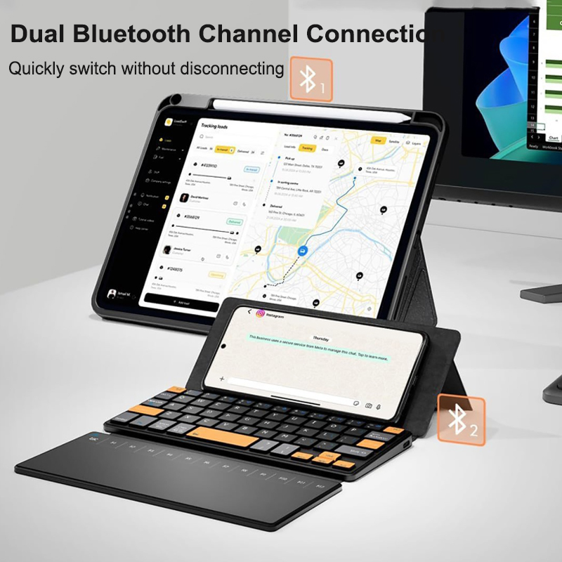 터치패드가 있는 접이식 키보드, 대형 트랙패드와 모든  - Windows Tablet Accessories 리뷰 및 가격