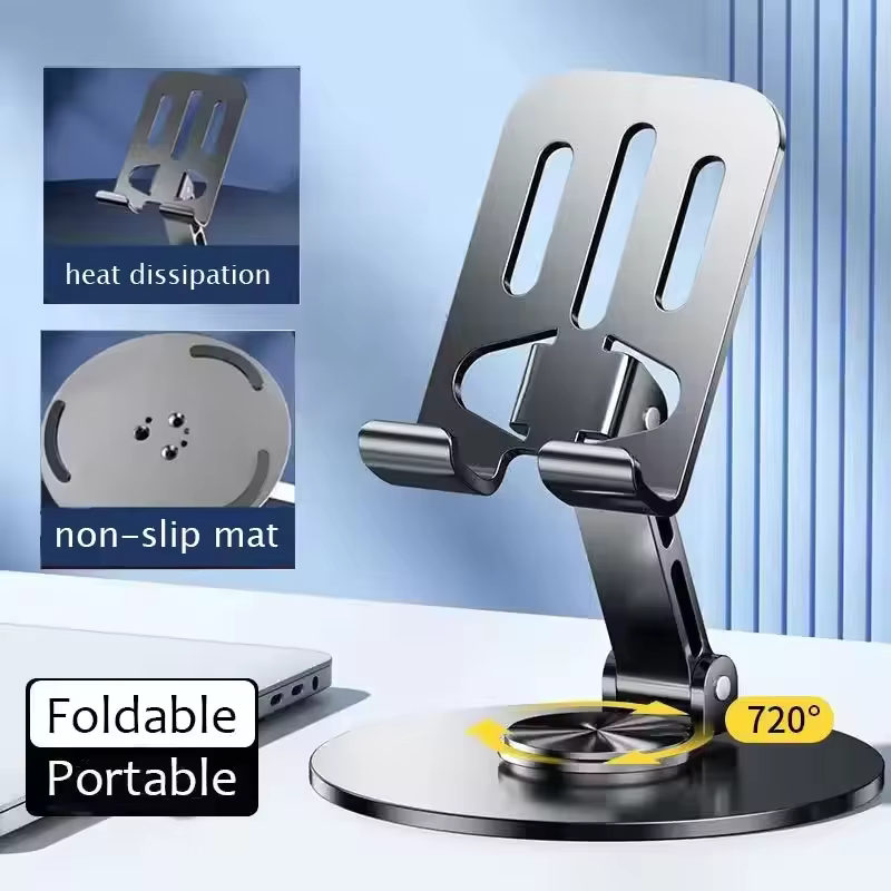 720 °   회전 가능한 알루미늄 합금 휴대용 태블릿 - Tablet Holder Accessories 리뷰 및 가격